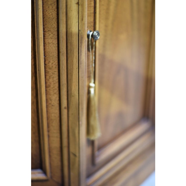 Brown Vintage Traditional Hexagon Shape Side Tables - a Pair For Sale - Image 8 of 12