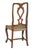 Late 19th Century Set of 4/ 19th Century French Provincial Walnut Dining Chairs For Sale - Image 5 of 18
