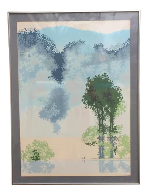 Vintage Serigraph Print Signed by Artist Steve Horgan