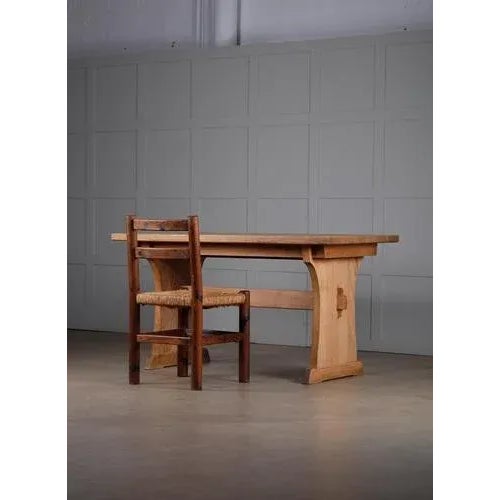 Table "Lovö" produced by Nordiska Kompaniet, 1940s. Solid pine with great original patina, never restored. This piece is...