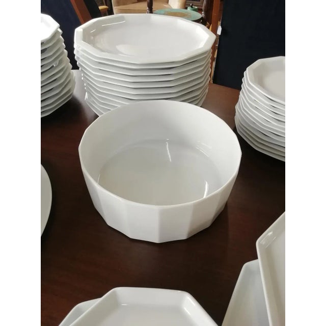 Ceramic Porcelain Studio Line 12-Person Dinner Service by Tapio Wirkkala for Rosenthal, Set of 96 For Sale - Image 7 of 18
