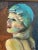 1990s Kathi Colman (1939-2023) Oil Painting Burlesque Dancer "It's a Living" For Sale - Image 4 of 11
