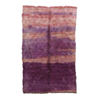 Shaggy Beni MGuild Moroccan Rug - 10.7 X 6.4 Ft For Sale