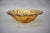 Mid-Century Czech Amber Pressed Glass Decorative Bowl, 1960s For Sale - Image 3 of 8