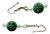 Unique Handmade Dangle Earrings Crafted With a Whimsical Wrapped Hard Candy Design, Finished With Sterling Silver Hook For Sale