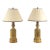 Pair of Antique English Brass Oil Lamps, Now Electrified For Sale