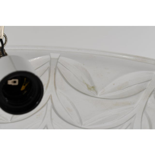 French Art Deco Pendant Light by Degue 1930 France For Sale - Image 11 of 13