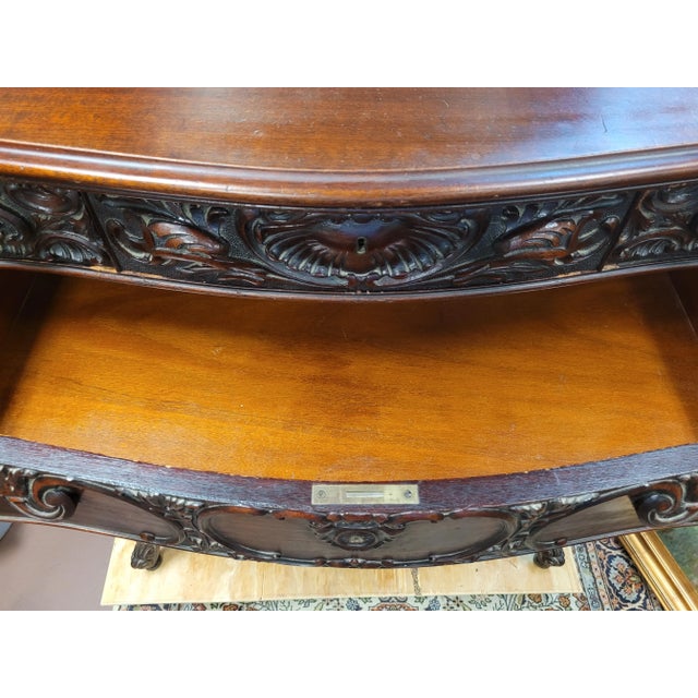 Highly Carved French Dresser Attributed to Horner For Sale - Image 11 of 12
