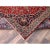 1960 Pepper Red Old Persian Kashan Central Medallion Hand Knotted Soft Wool Clean Rug For Sale - Image 10 of 12