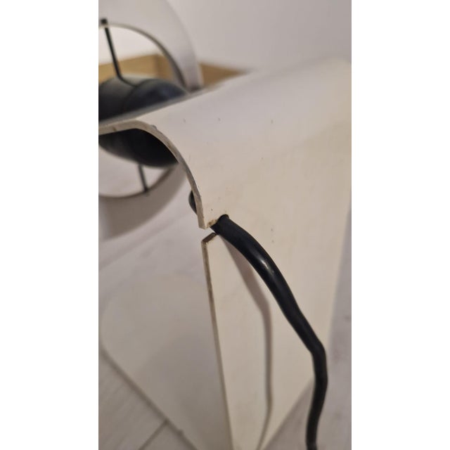 Notte Table or Hanging Lamp in White Iron from Stilnovo, 1970s For Sale - Image 10 of 18