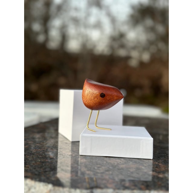 Not Yet Made - Made To Order Contemporary Danish Mid Century Modern Style Mahogany Happy Bird For Sale - Image 5 of 13