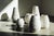 2020s Set of 3 Contemporary Ceramic Vases, White For Sale - Image 5 of 9