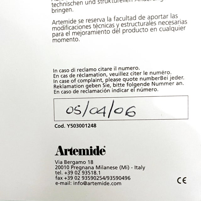 Italian Modern Dedalo Umbrella Stand by Emma Gismondi Schweinberger for Artemide, Italy, 2006 For Sale - Image 16 of 17