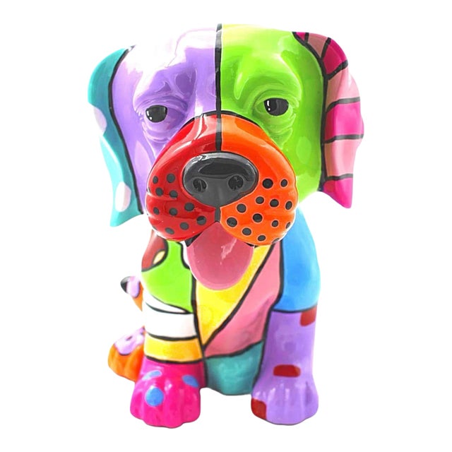 Interior Illusions Plus Dollar Sign Pet Dog With Pink Tongue For Sale