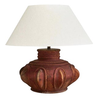 Wabi Sabi Studio Pottery Table Lamp, 1950s For Sale