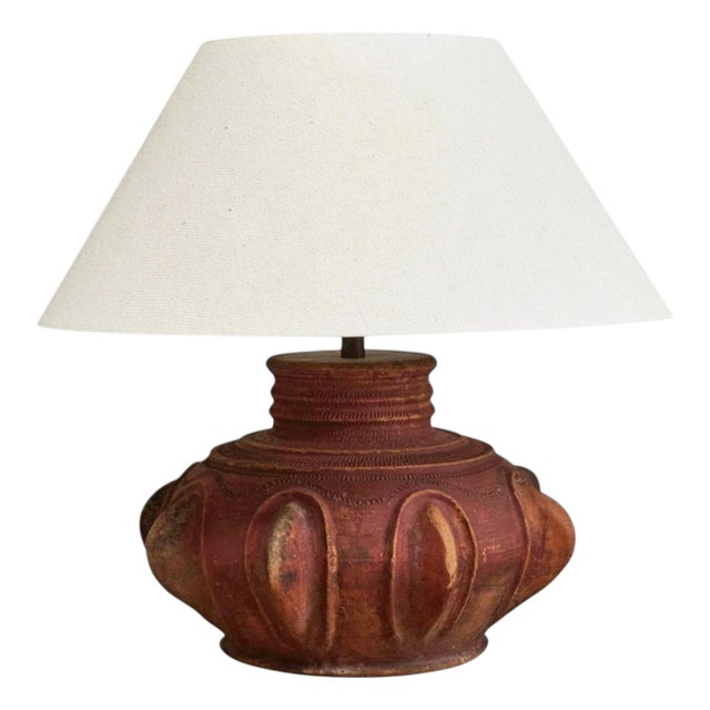 Wabi Sabi Studio Pottery Table Lamp, 1950s For Sale
