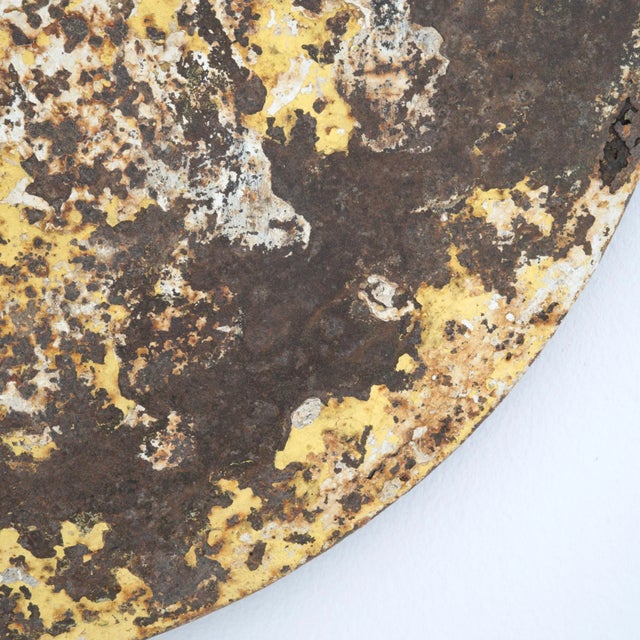 Vintage French Patinated Metal Wall Decoration For Sale - Image 9 of 9