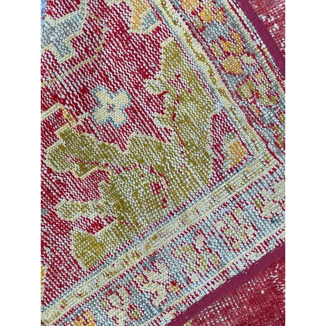 Antique Turkish Distressed Smyrne Rug For Sale - Image 18 of 18