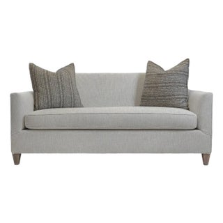 Newly Upholstered Modern Loveseat For Sale