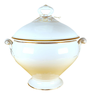 Porcelain Soup Tureen from Ginori