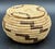 1930s Native American Papago Style Hand Woven Lidded Coil Basket. Tohono O’odham Style For Sale In New York - Image 6 of 12