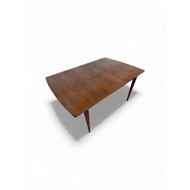 Wood Mid-Century Modern Drexel Declaration Walnut Dining Table For Sale - Image 7 of 7