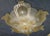 Barovier e Toso 1960s Clear and Amber Graniglia Murano Flush Mount For Sale - Image 4 of 9