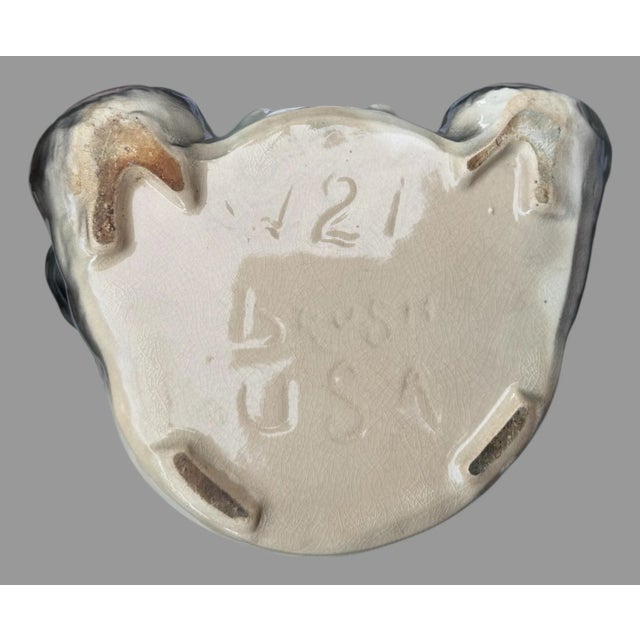 Vintage Brush McCoy Figural Panda Bear Cookie Jar For Sale - Image 4 of 12