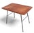 Mid Century Wicker Top Wrought Iron Base Side Table For Sale - Image 10 of 10
