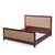 Baker Furniture Company Barbara Barry for Baker Mahogany and Leather King Bed Frame For Sale - Image 4 of 5