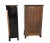 Pair of 19th Century Black Lacquered Biedermeier 2 Door Tall Cabinets For Sale - Image 4 of 9