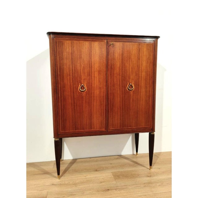 1950s Mobile Bar by Paolo Buffa from La Permanente Mobili Cantù, Italy, 1950s For Sale - Image 5 of 8