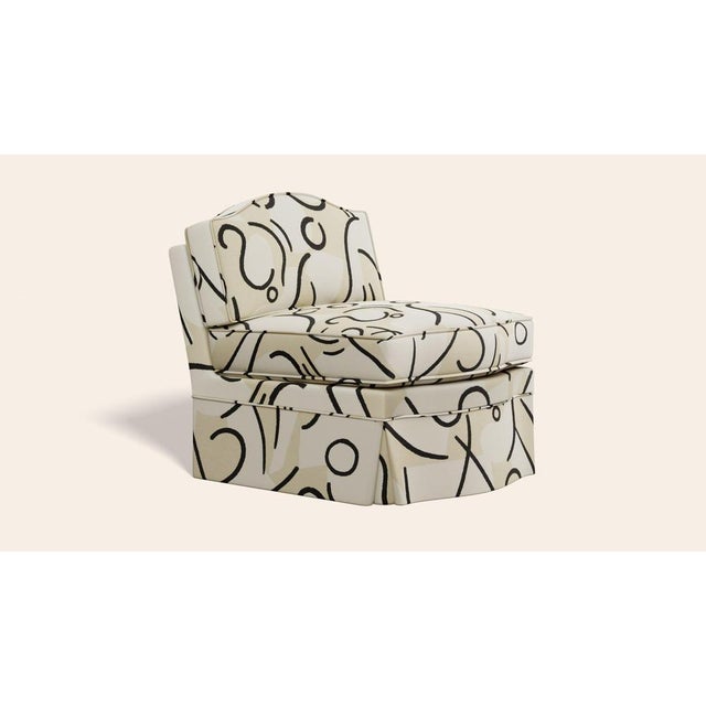 Coconut Felix Slipper Chair by Ceraudo For Sale - Image 4 of 8