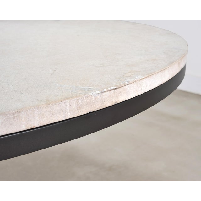 Charcoal McKinnon and Harris Stone Top Dining Table and Six Dining Chairs For Sale - Image 8 of 18