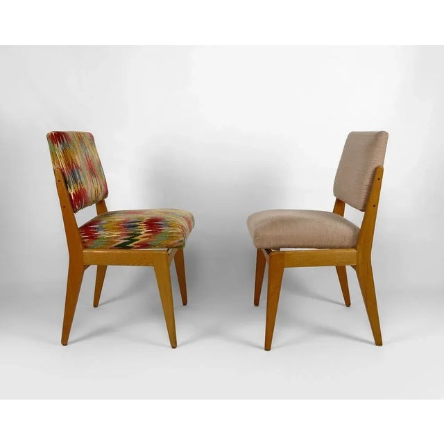 Set of Mid-Century Modern Dining Chairs, France, 1950s For Sale - Image 6 of 8