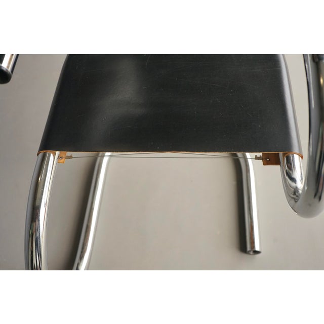Tubular Side Chair by Wim van den Bergh, 1980s For Sale - Image 11 of 14