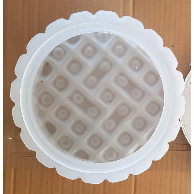 Round Ceiling Lamp by Alois Gangkofner for Erco, 1960s For Sale - Image 4 of 5