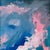 Pink Blue & White Abstract Art in a Bronze Frame by Contemporary British Artist 2025 For Sale - Image 11 of 17