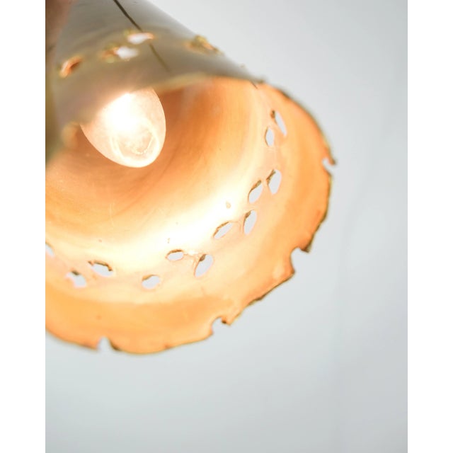 Ceiling Lamp in Brass attributed to Svend Aage Holm Sørensen, 1960s, Set of 2 For Sale - Image 6 of 12