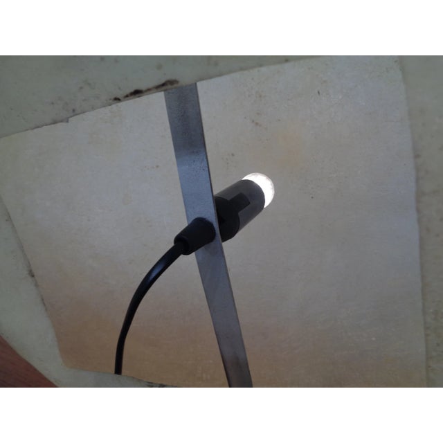 Metal Glass Fiber Table Lamp by André Cazenave for Atelier-A, 1960s For Sale - Image 7 of 14