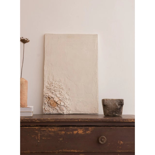 White Jared Green, Suspended Stone Series, 2021, Wood & Gesso For Sale - Image 8 of 10