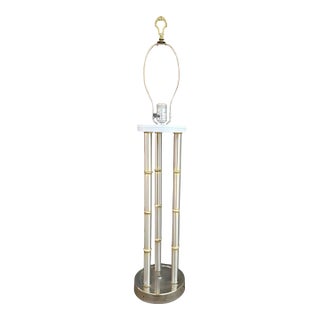 Laurel Lighting Chrome Table Lamp Mid-Century Modern Hollywood Regency For Sale