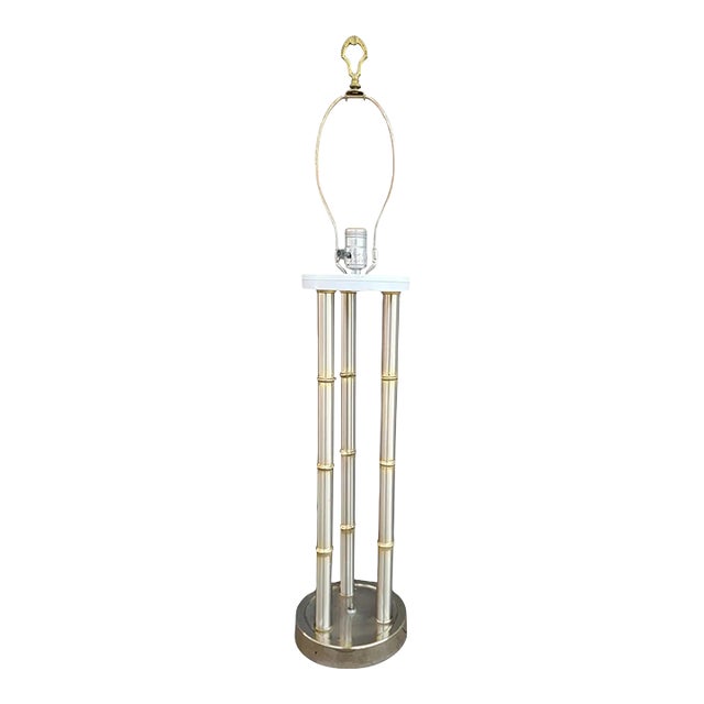 Laurel Lighting Chrome Table Lamp Mid-Century Modern Hollywood Regency For Sale