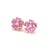 3.64 Cts Natural pink sapphire earrings in 14k gold For Sale - Image 17 of 18