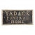 Vintage Cast Metal "Yadack Funeral Home" Trade Sign For Sale