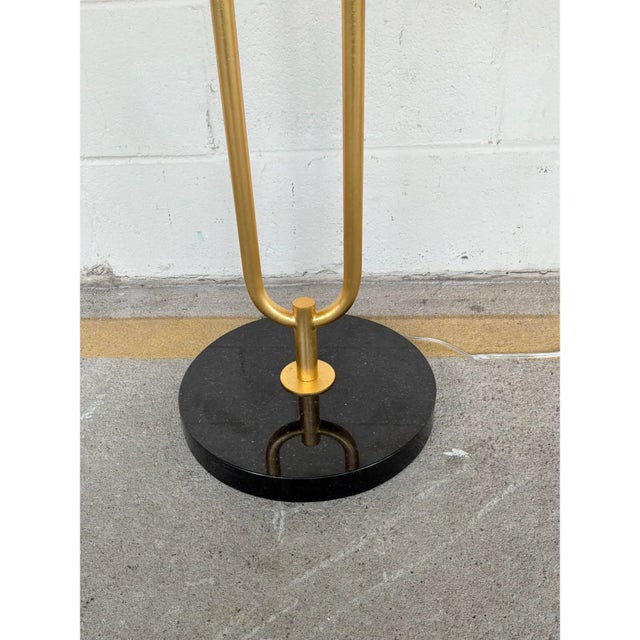 Currey & Co. Glossary Floor Lamp / Gold For Sale In Atlanta - Image 6 of 6