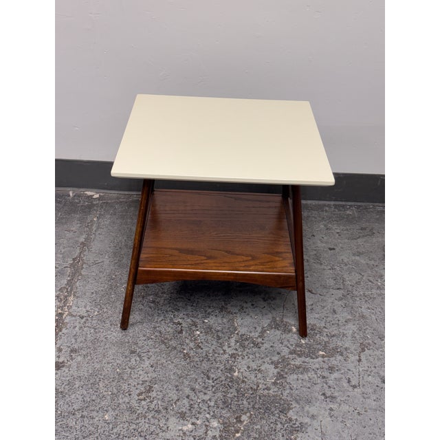 Mid-Century Modern Madison Park Parker Side Table For Sale - Image 3 of 12