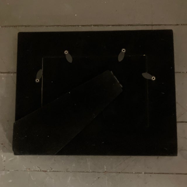 Abstract 1980’s Original Wayne Cunningham Small Abstract Ink Drawing Tabletop Frame For Sale - Image 3 of 4