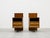UP Závody Pair of Mid Century Modern Floating Nightstands + Black Glass Tops by Mojmir Pozar for Up Zavody, C. 1950s For Sale - Image 4 of 14