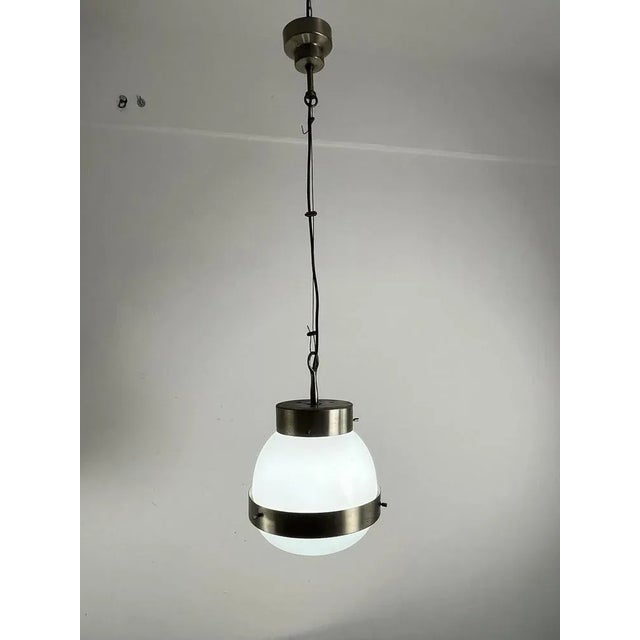 Mid-Century Modern Model Delta Pendant Light by Sergio Mazza for Artemide, 1960s For Sale - Image 5 of 12